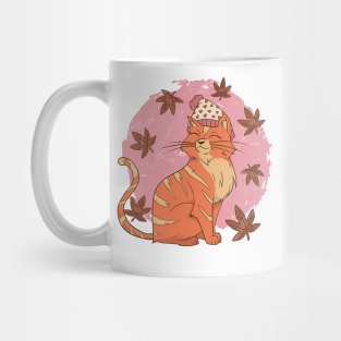 Happy Fall Cat Mug